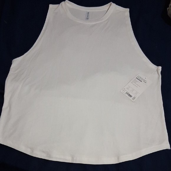 Athleta White Muscle Tee for Women - Picture 1 of 3